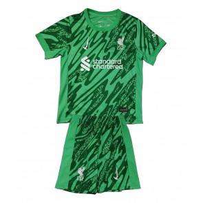 Liverpool Brankářské Dětské Venkovní dres komplet 2024-25 Krátký Rukáv (+ trenýrky)